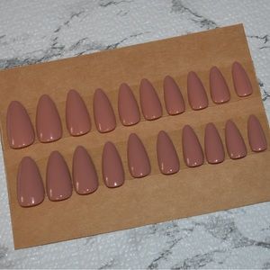 Nude Pink Almond Press-On Nails